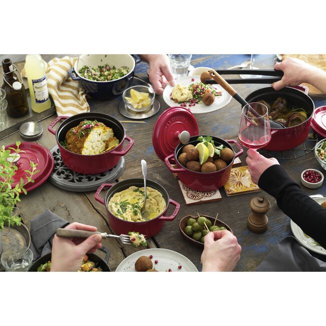 グランドココット 18 cm ラウンド チェリー