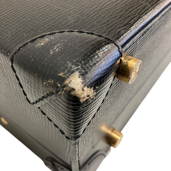  ロエベ ブラック レザー バッグ ビジネスバッグ メンズ その他 その他