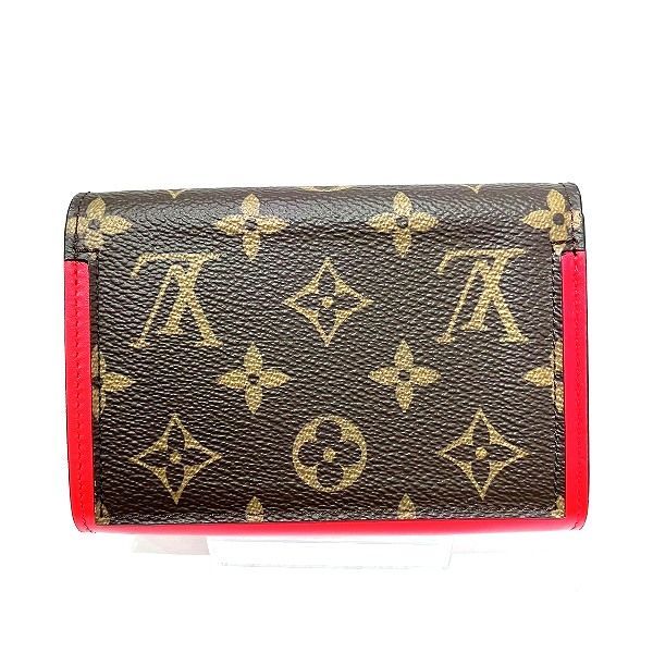 ルイヴィトン Louis Vuitton モノグラム ポルトフォイユ フロールコンパクト M 64587 2つ折り財布 レディース