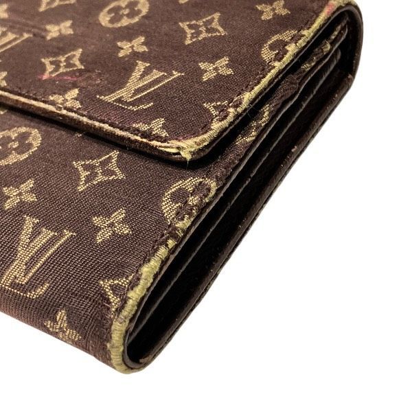 ルイヴィトン モノグラムミニラン エベヌ ポルトフォイユ サラ 財布M95234 ルイヴィトン Louis Vuitton モノグラムミニラン ポルトフォイユサラ