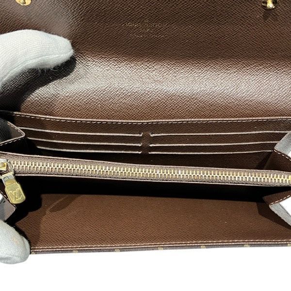  ルイヴィトン Louis Vuitton モノグラムミニラン ポルトフォイユサラ M 95234 エベヌ 長財布 2つ折り財布 ユニセックス その他 その他