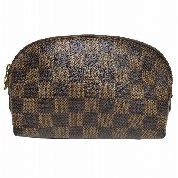 ルイヴィトン Louis Vuitton ダミエ ポシェットコスメティック N 47516 ブランド小物 ポーチ レディース