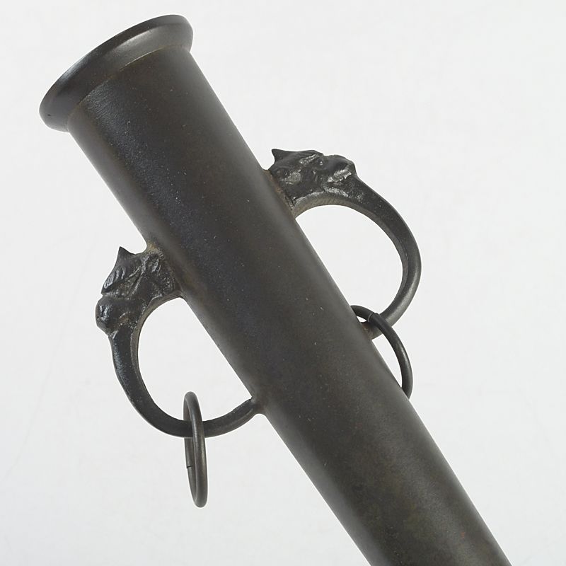 唐銅風炉師 藤井宗喜造 青海波龍耳環付 花入 共箱 C S496 - メルカリ