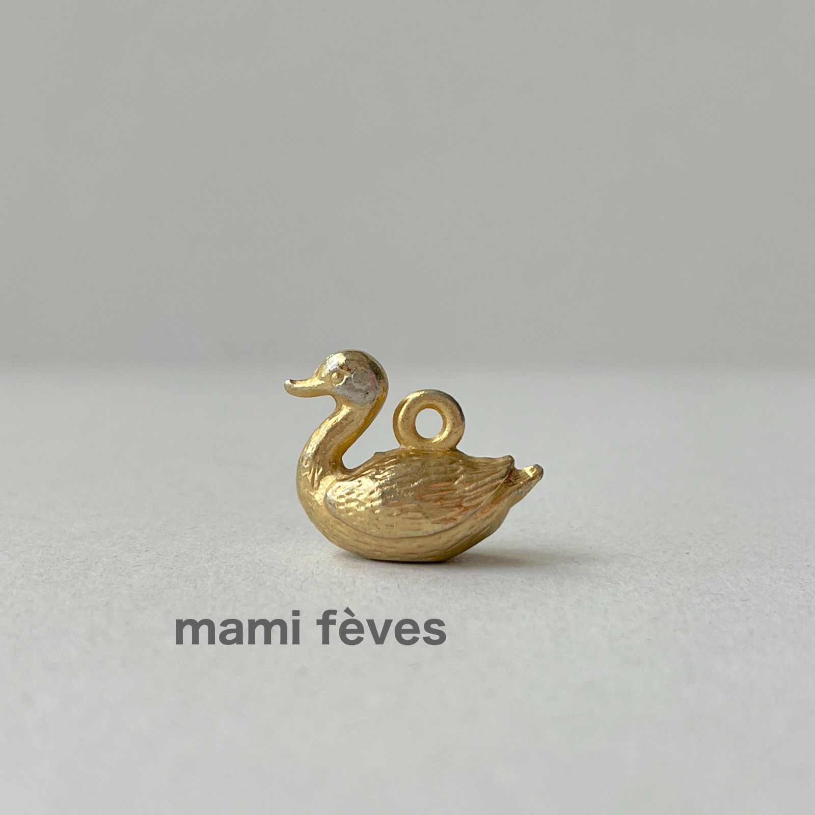 フェーヴ ゴールドの鳥 フランス フェーブ ミニチュア陶器 - メルカリ