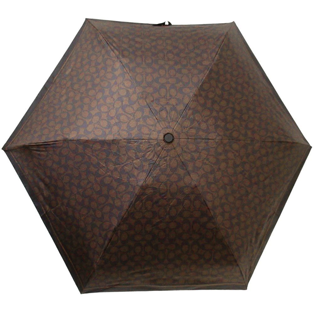  コーチ カサ COACH アウトレット シグネチャー UVカット 晴雨兼用 ミニ アンブレラ 折り畳み傘 CZ 197 SVEEW 晴雨兼用 折りたたみ傘
