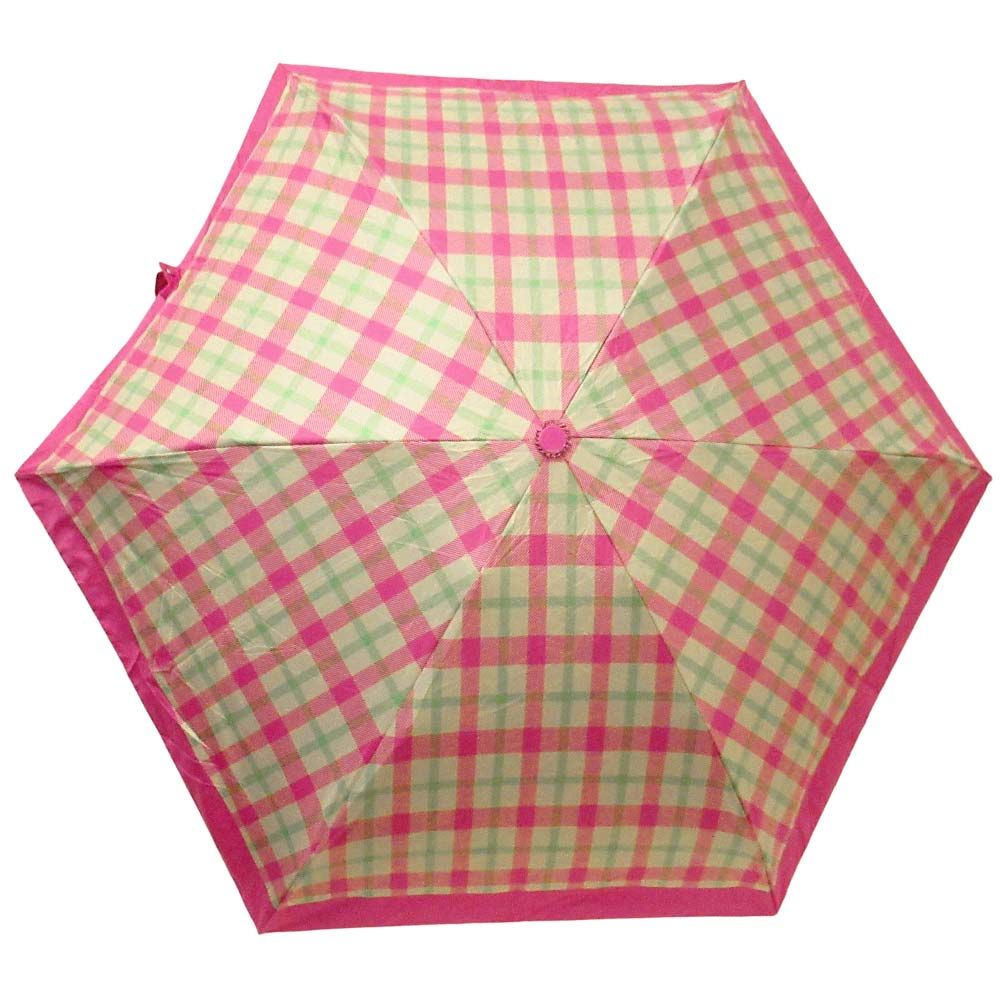  コーチ カサ COACH アウトレット UVカット 晴雨兼用 プレイド プリント ミニ アンブレラ 折り畳み傘 CBM 56 SVPMC 晴雨兼用 折りたたみ傘