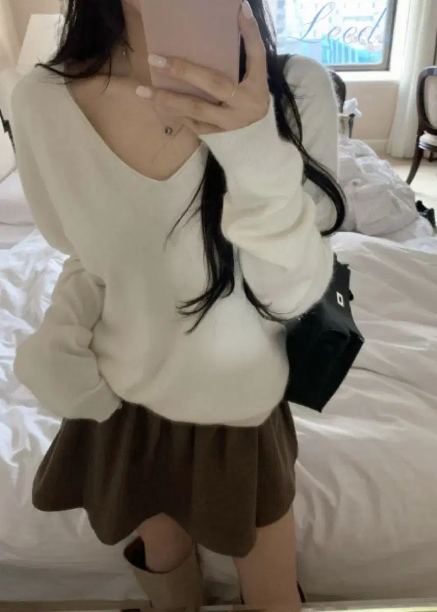 Lee リー リズ LIZ オッド Odd audrey ウール スカート ブラウン