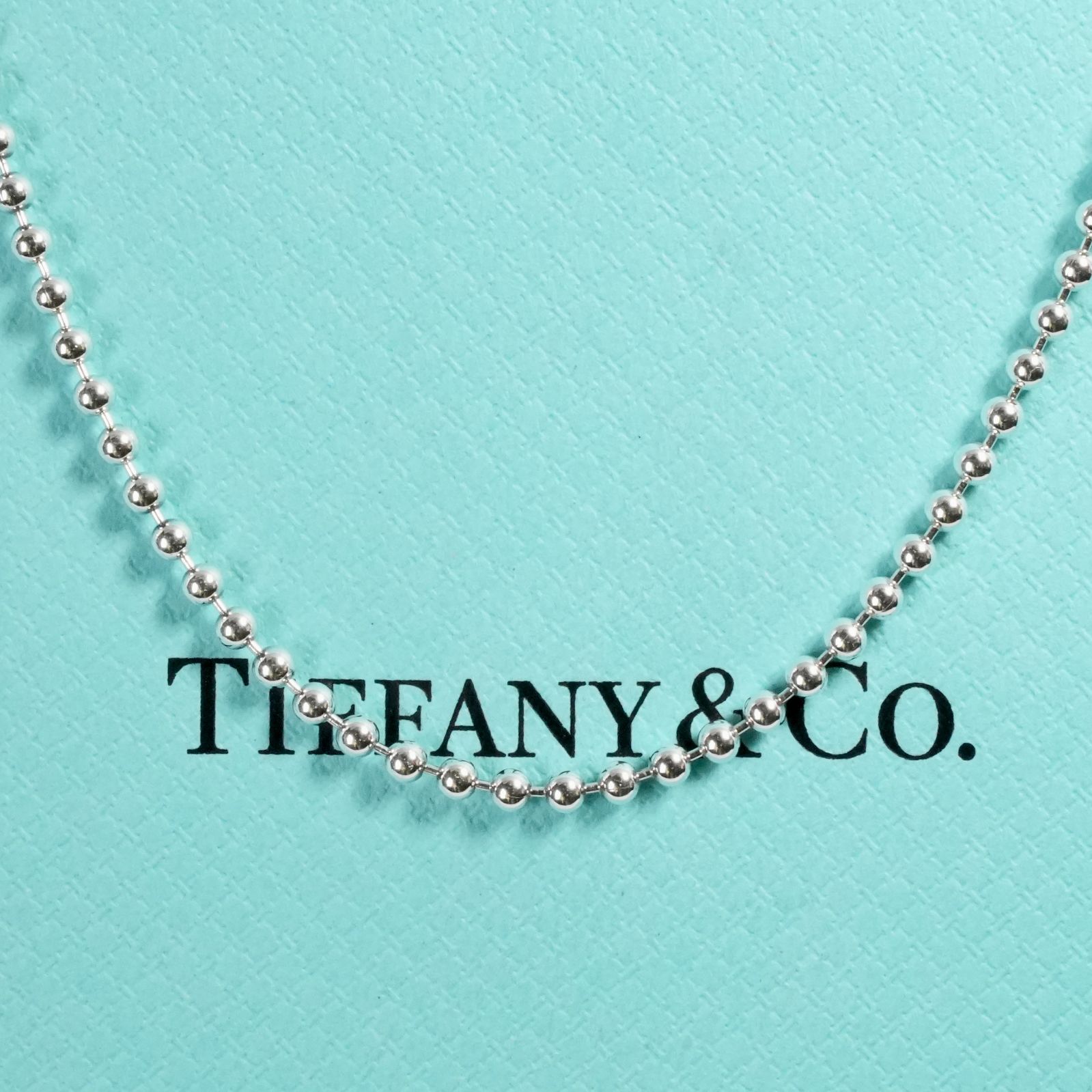 TIFFANY ティファニー　ボールチェーンネックレス ５２cm TIFFANY ティファニー ボールチェーンネックレス 52cm TIFFANY