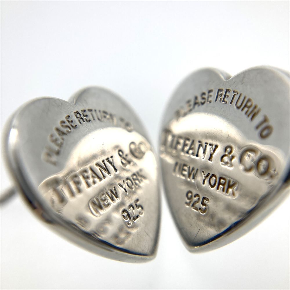  ティファニー Tiffany-Co. リターントゥ ハート スタッド ピアス SV 925 3.2 g スターリングシルバー レディース ピアス(両耳用) アクセサリー