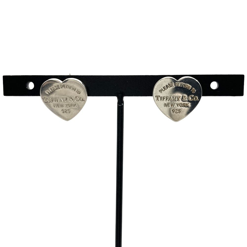 ティファニー Tiffany Co リターントゥ ハート スタッド ピアス SV 925 3 2 g スターリングシルバー レディース
