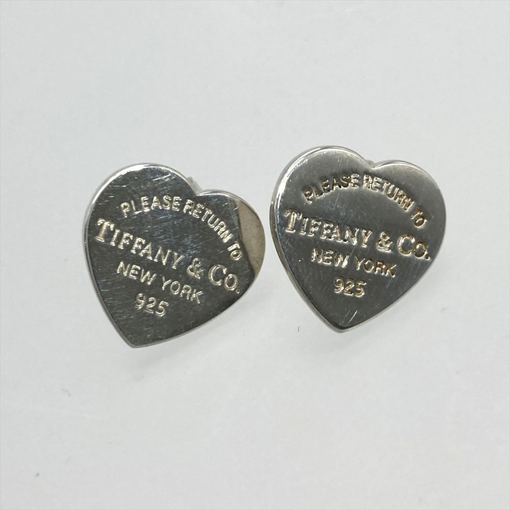 ティファニー Tiffany-Co. リターントゥ ハート スタッド ピアス SV 925 3.2 g スターリングシルバー レディース