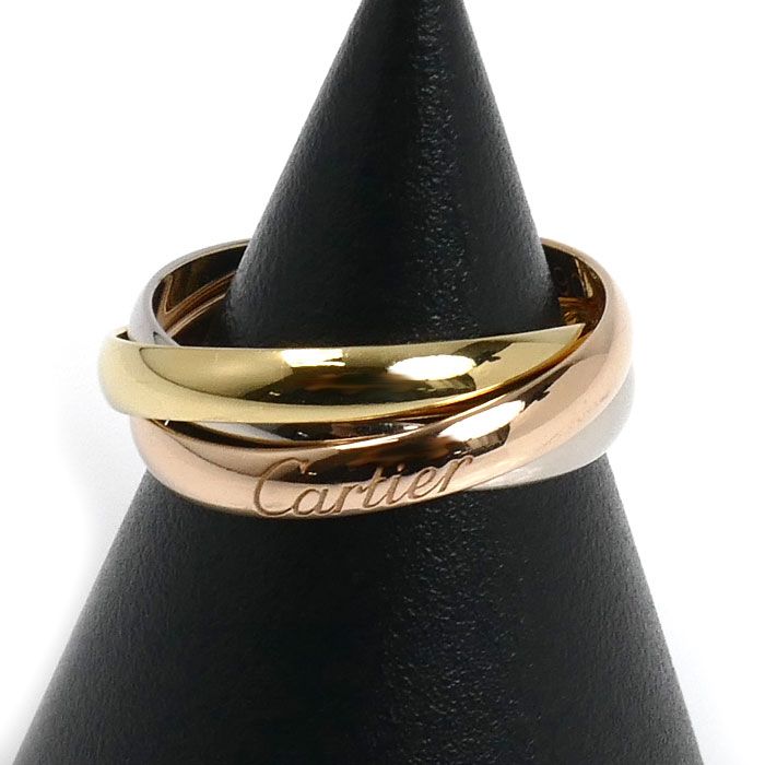 CARTIER カルティエ K18YG/PG/WG トリニティ リング・指輪 B4086147