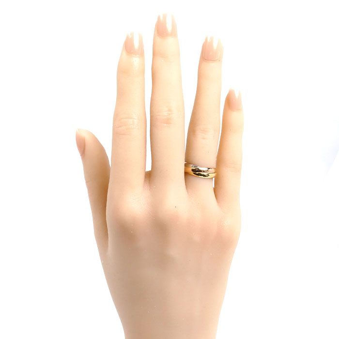 CARTIER カルティエ K18YG/PG/WG トリニティ リング・指輪 B4086147