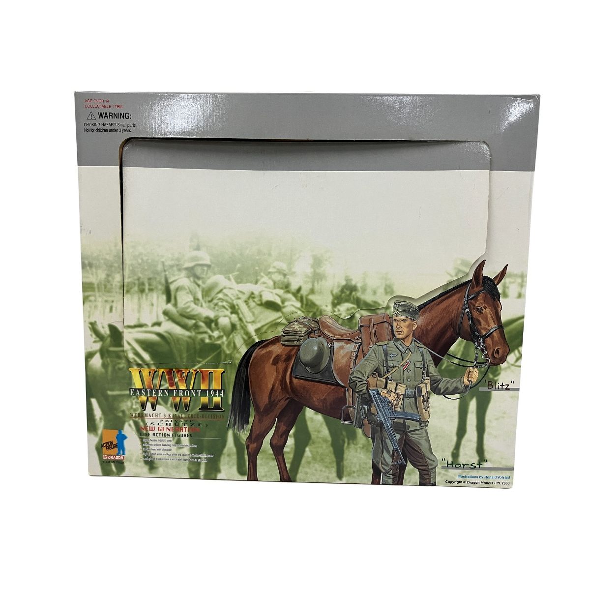 WWIII Eastern Front 1944 Wehrmacht 3.Kavallerie-Division Private Schutze ミリタリー フィギュア