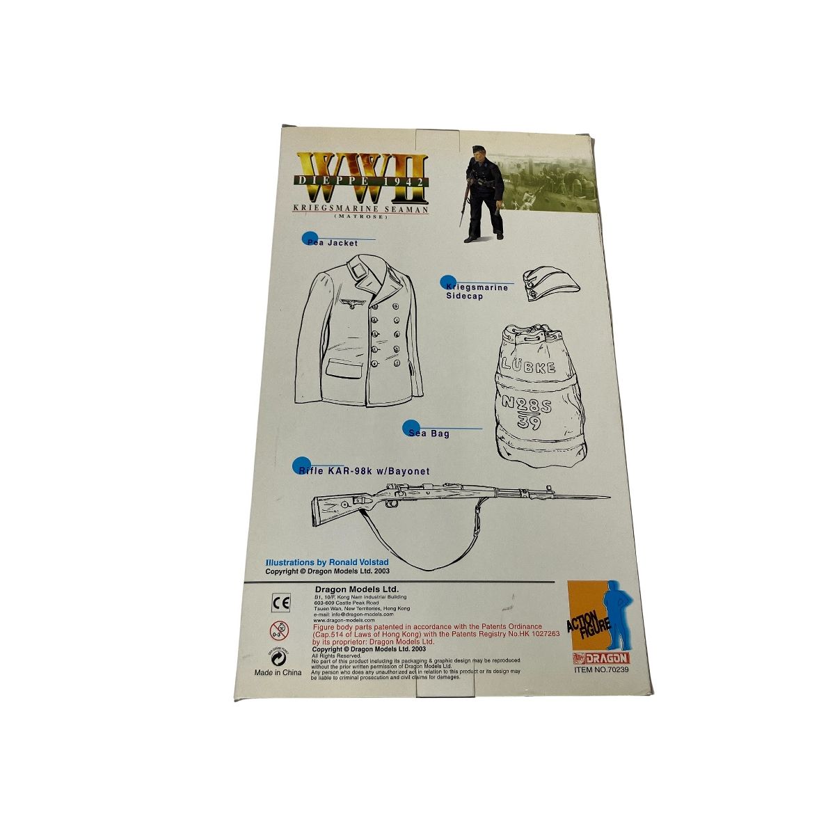  DRAGON アクションフィギュア WWII NO 70239 SEAMAN 海軍 フェリックス ミリタリー フィギュア