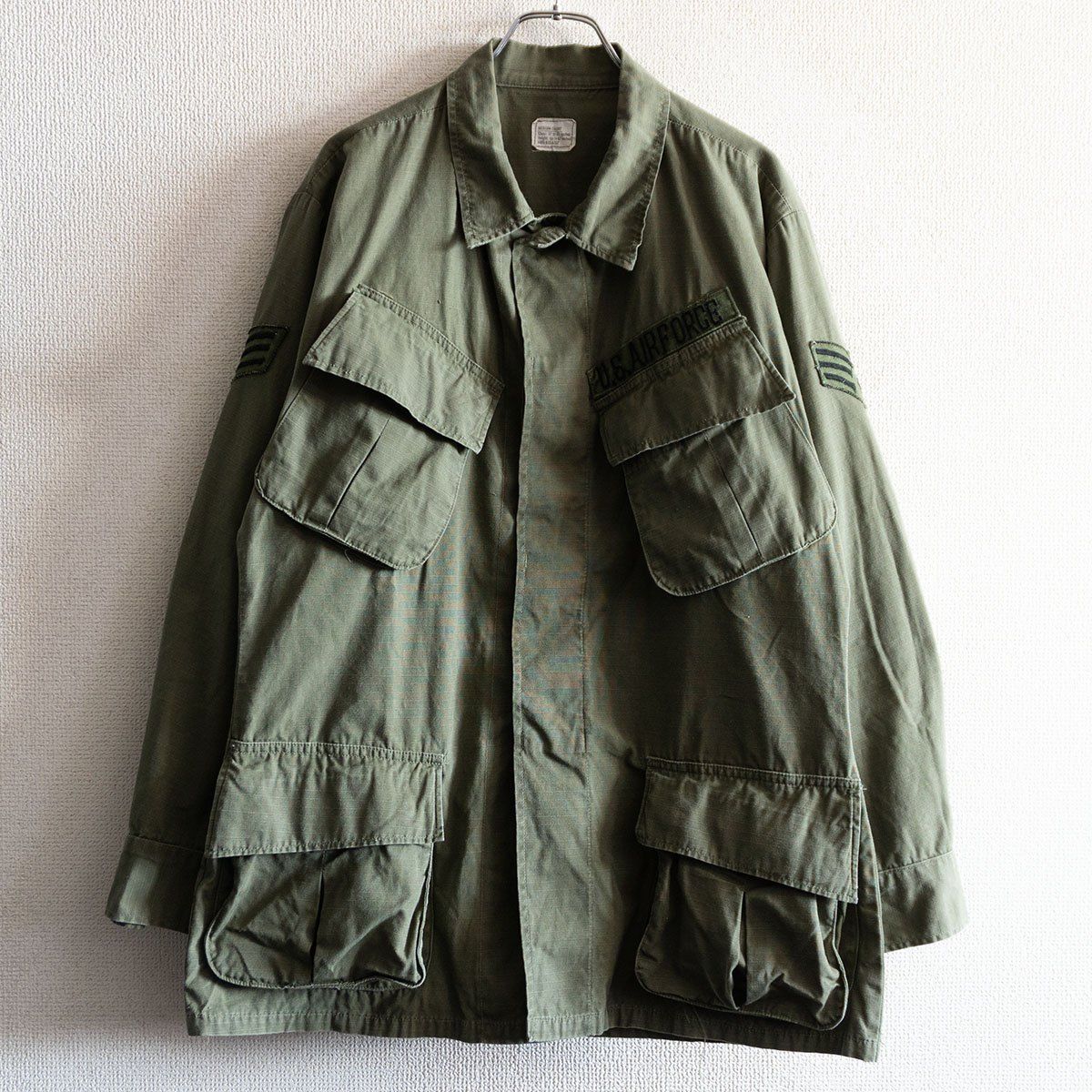 雰囲気抜群/70s】US ARMY【5th ジャングルファティーグジャケット