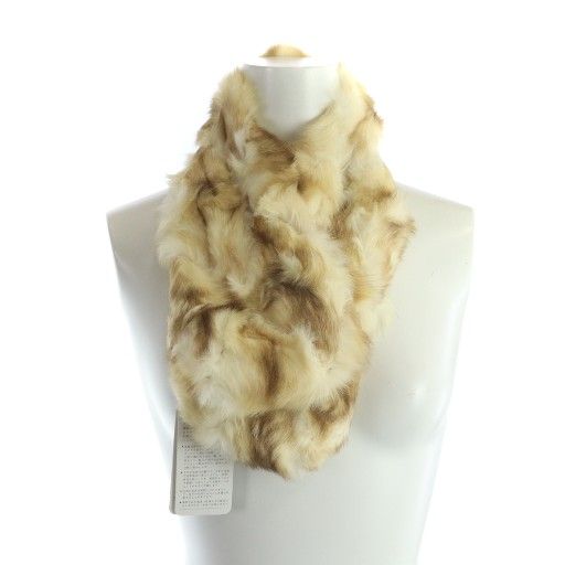 LILA 毛皮ストール マフラー タグ付き ショール ロシアンセーブル 白