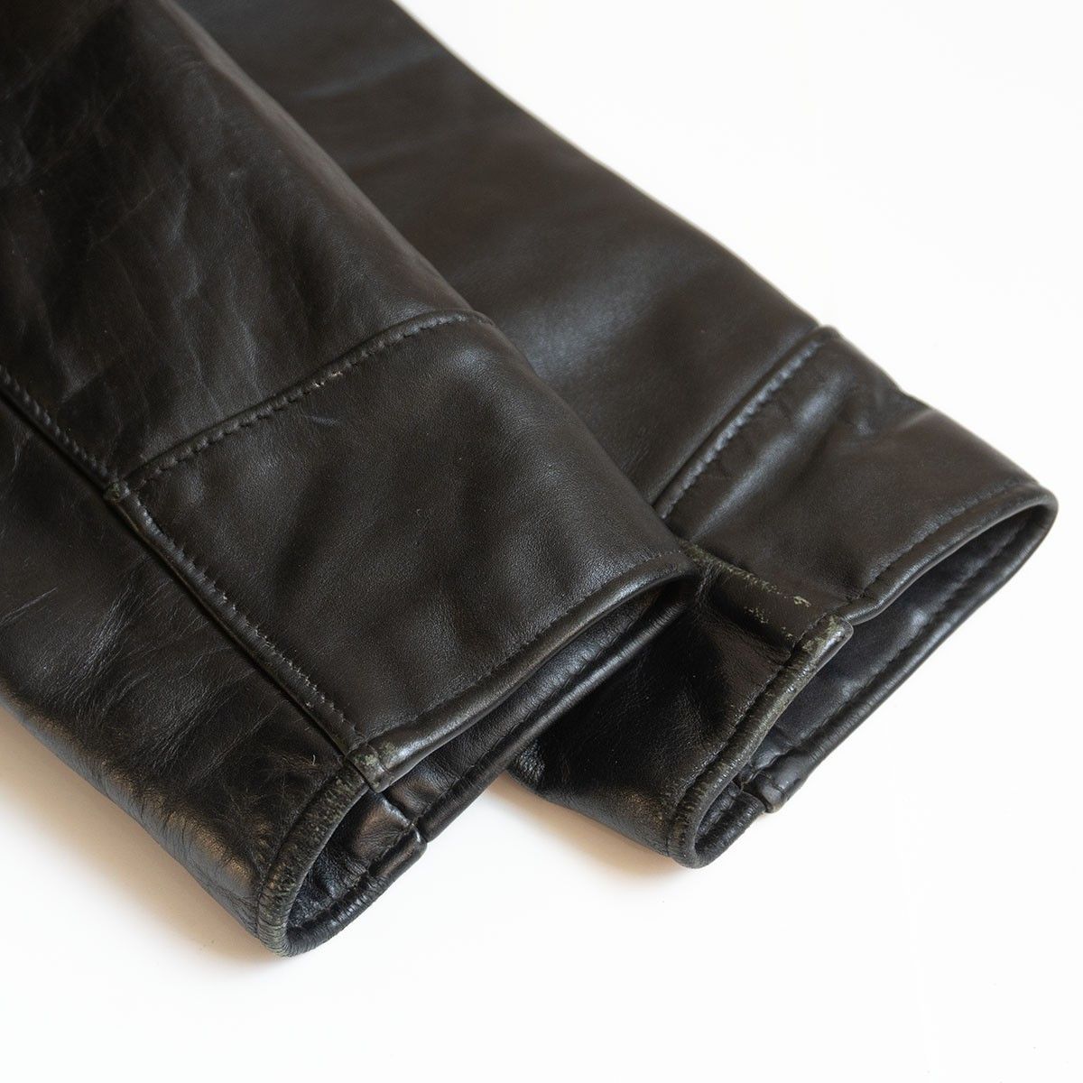 雰囲気抜群】SCHOTT【AT101/シングルライダースジャケット】38 襟