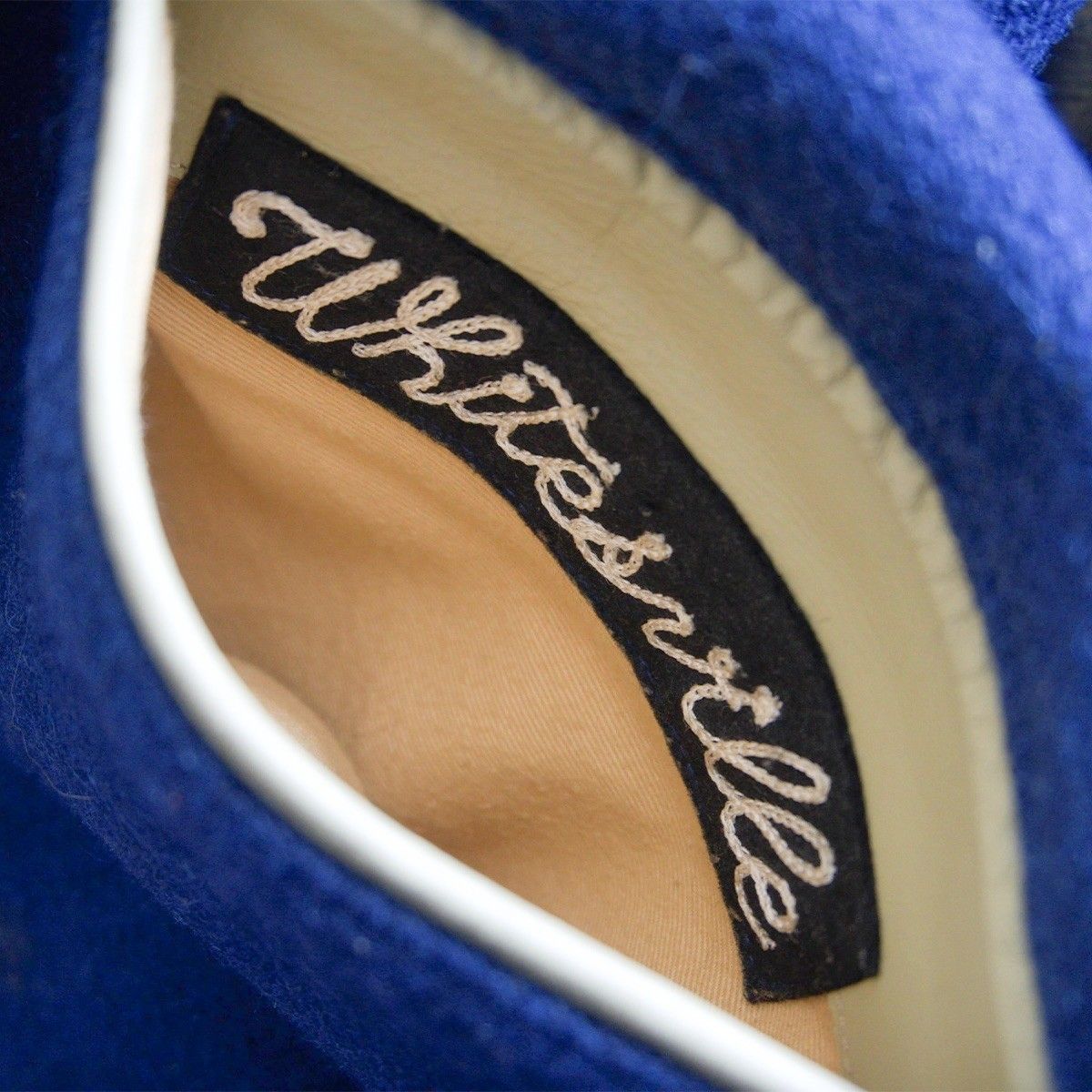 雰囲気抜群】WHITESVILLE【フルデコ レザースリーブ スタジャン】40