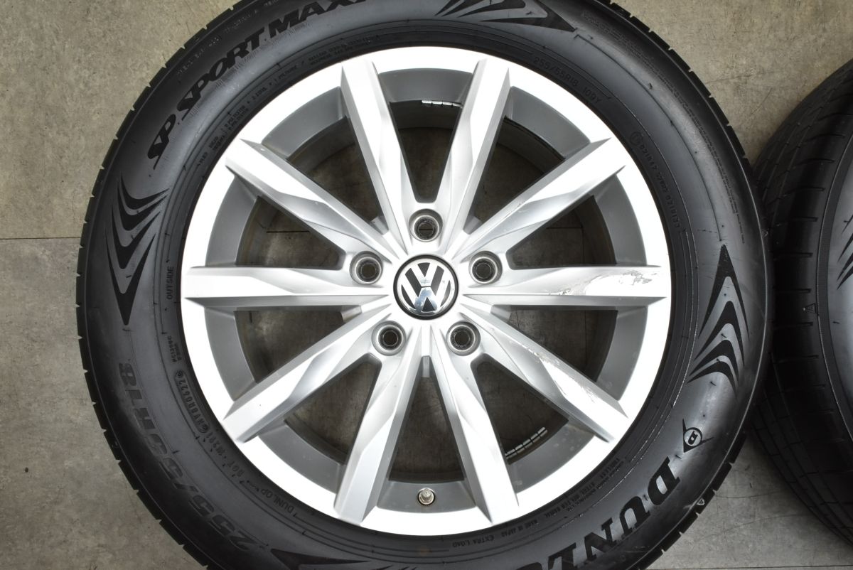 バリ溝 フォルクスワーゲントゥアレグ 18 in 8 J 53 PCD 130 SPスポーツマックス060 255 55 R アウディ Q 7 カイエン