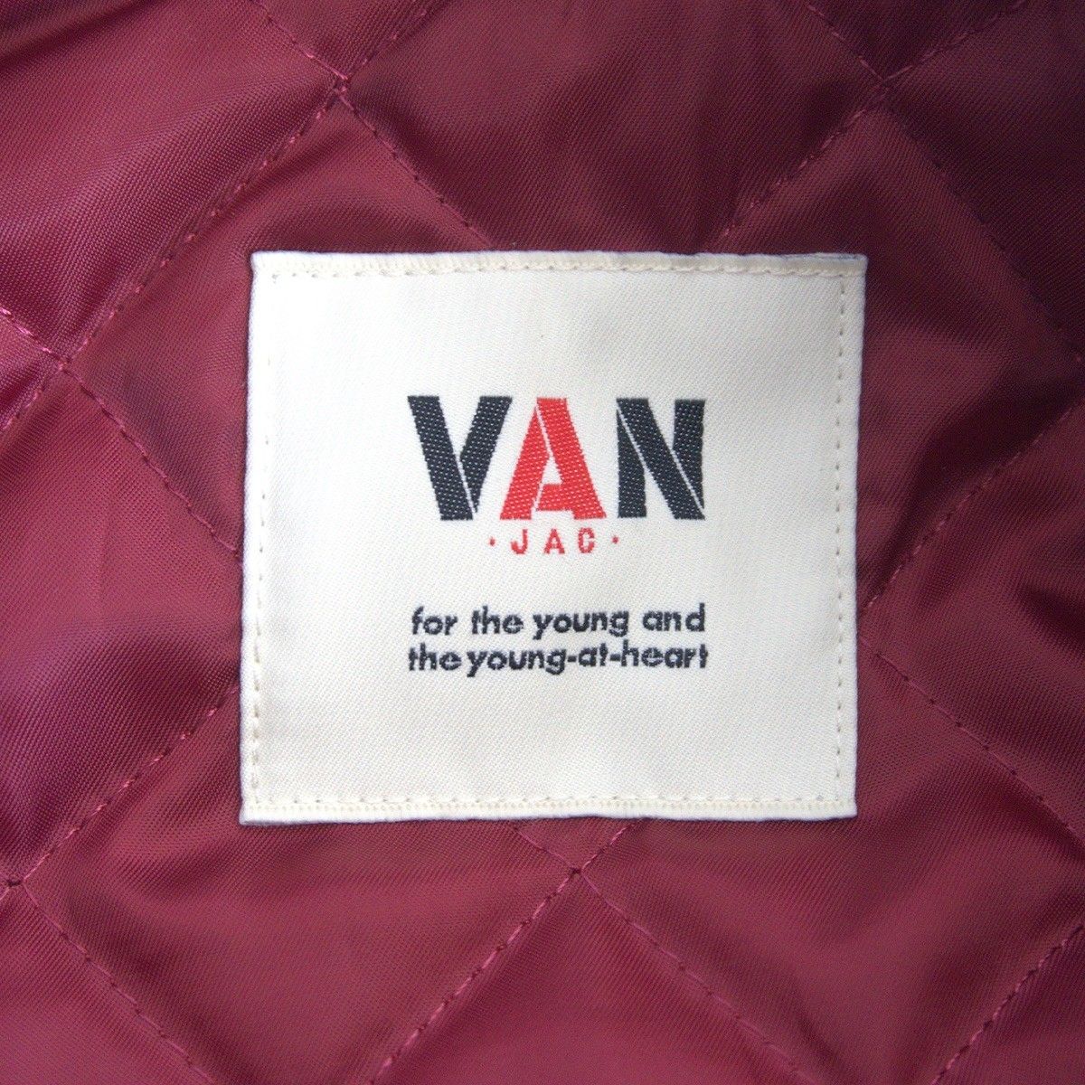 美品】VAN JAC【袖レザー スタジャン】LL ヴァン ワッペン スタジアム