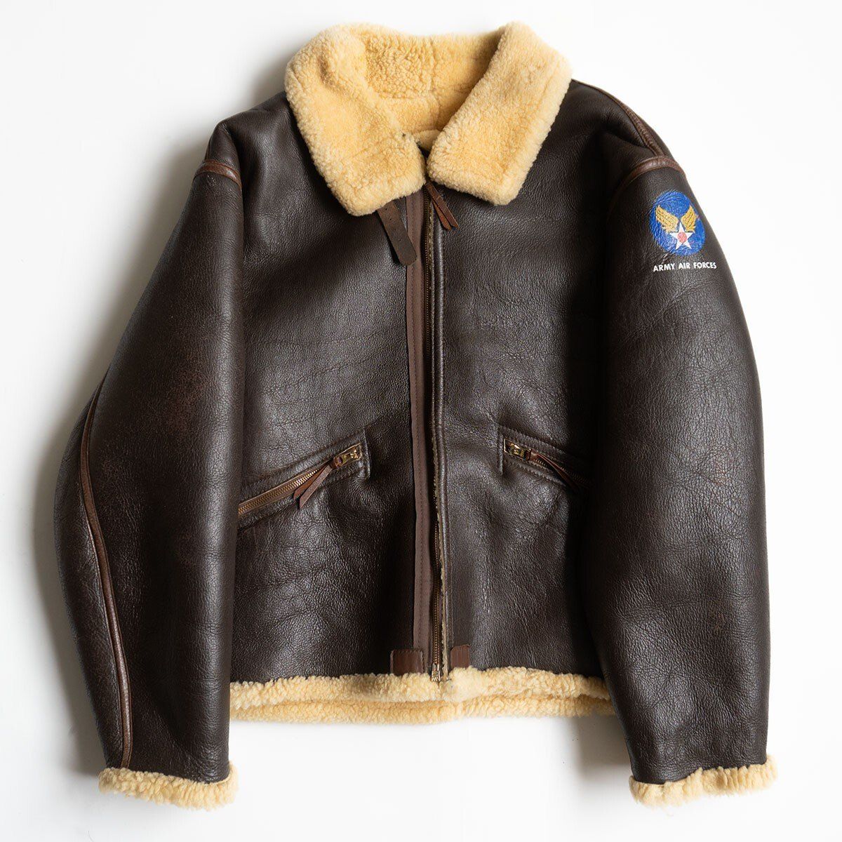 旧マッコイ】REAL MCCOY'S【D-1 フライト ジャケット】M ムートン