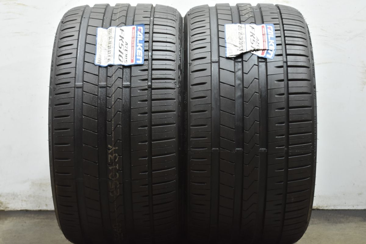 ファルケン アゼニス FALKEN AZENIS FK 510 285 25 R 20 2本 製造 F 80 M 3 82 4 ベンツ W 213 E 63 AMG アウディA 5 バリ溝