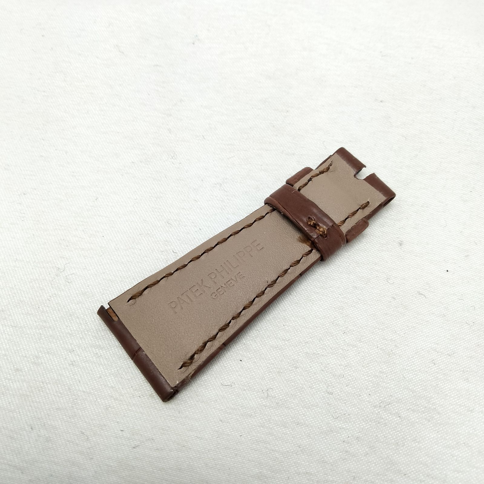 PATEK PHILIPPE パテックフィリップ　ブラウンレザーベルト PATEK PHILIPPE パテックフィリップ 純正 レザーベルト ブラウン