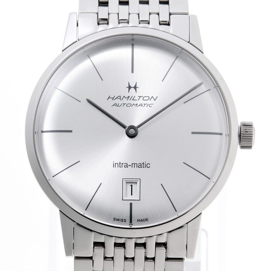 ハミルトン アメリカン クラシック イントラマティック オート H 384551 シルバー 自動巻き 商品番号 A-159639