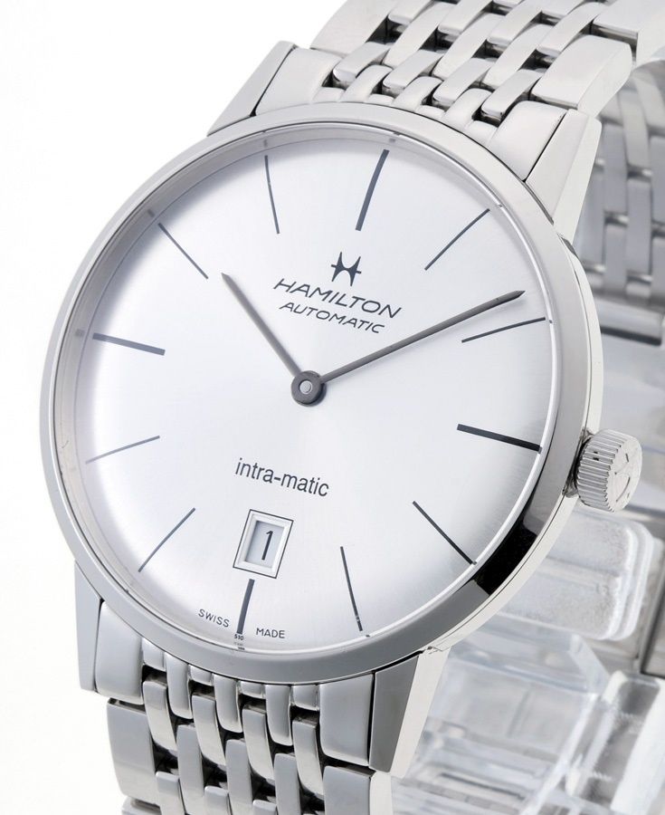 ハミルトン アメリカン クラシック イントラマティック オート H 384551 シルバー 自動巻き 商品番号 A-159639
