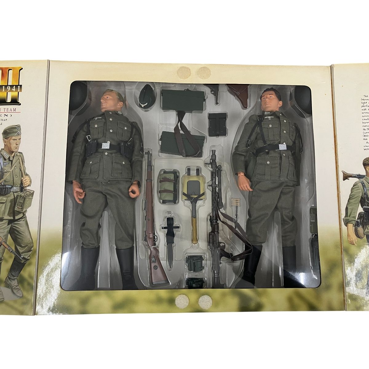 DRAGON 70004 WWII Heinrich - Erich 機関銃チーム 1 6 バルバロッサ 1941 兵士 フィギュア