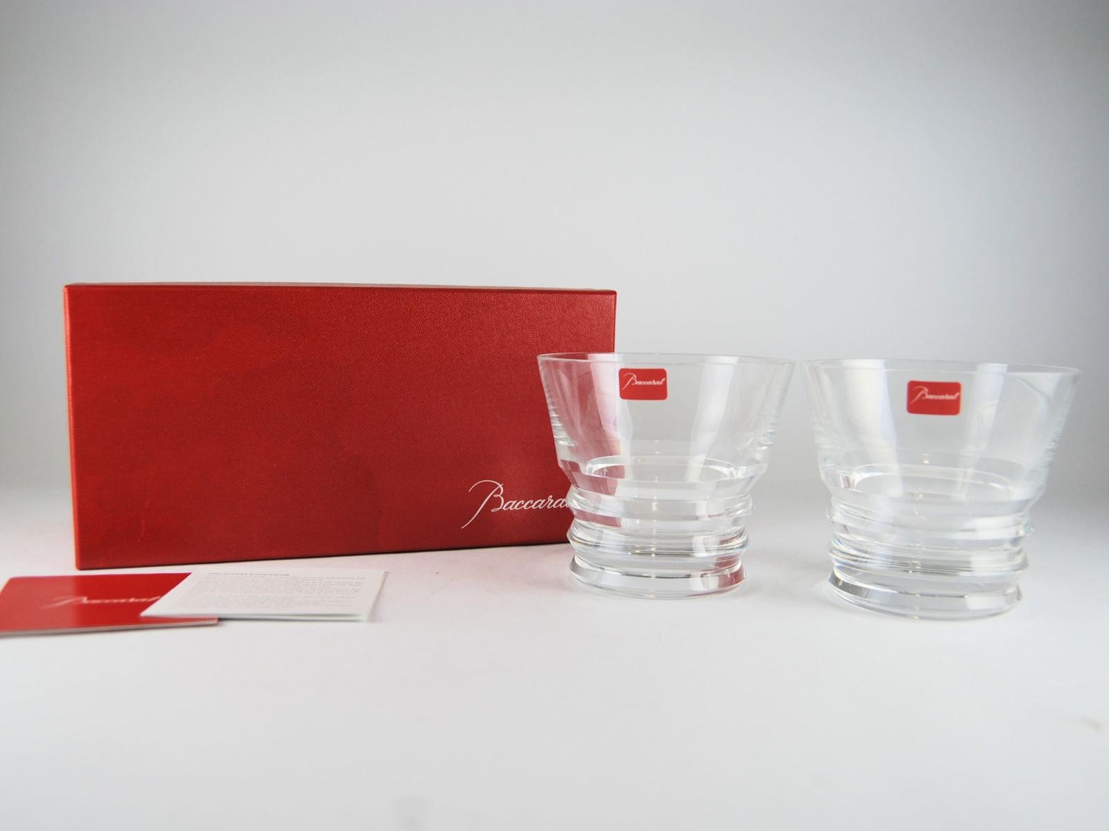 Baccaratバカラ ベガ ロックグラス ペア クリスタル