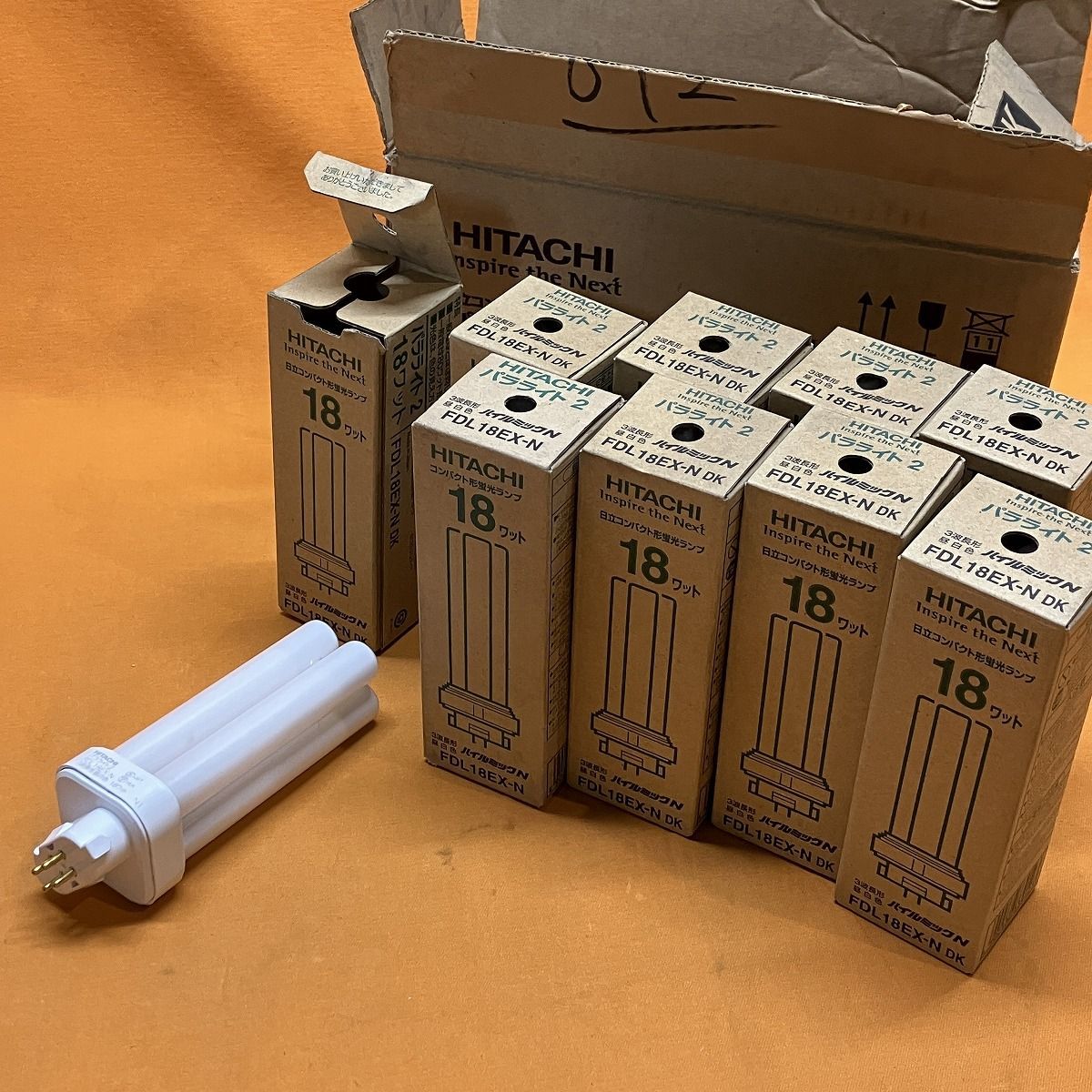 コンパクト形蛍光ランプ 入 日立 FDL 18 EX-N DK 昼白色