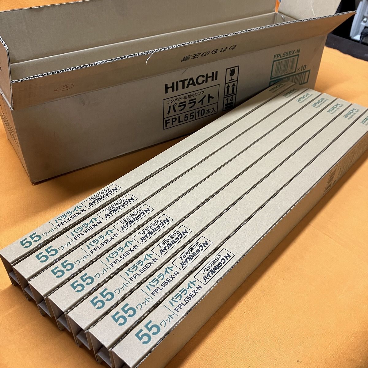 コンパクト形蛍光ランプ(7個入) 日立 FPL55EX-N 昼白色 - メルカリ