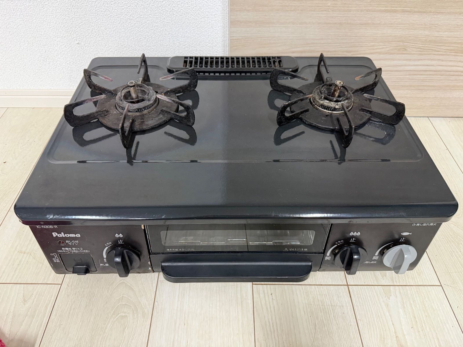 Paloma 2016年製IC-N30B-R 都市ガス用コンロ - メルカリ