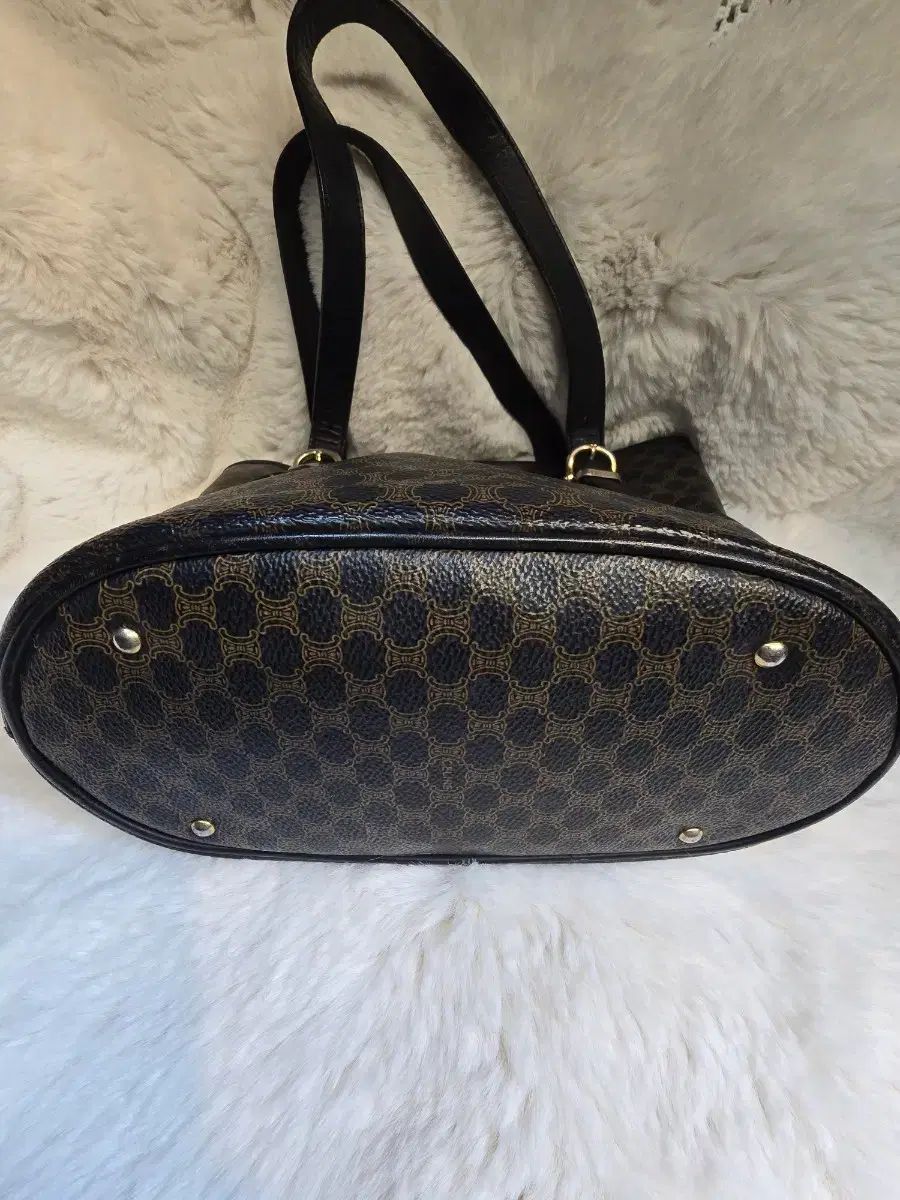 Celine セリーヌ マカダム トートバッグ ブラック ブラウン