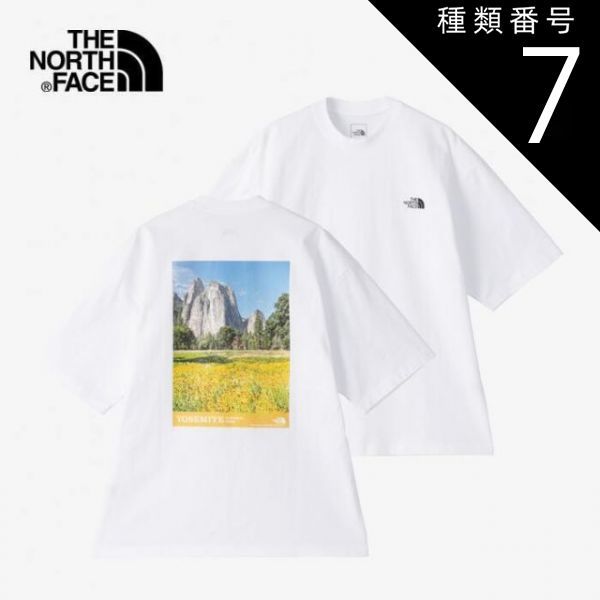  種類7：W/S ザ・ノース・フェイス Tシャツ 半袖 THE NORTH FACE NT32436 S/S YOSEMITE SNY T ショートスリーブ ヨセミテ シーナリーティー メンズ オーガニックコットン ビッグシルエット グラフィックT Tシャツ