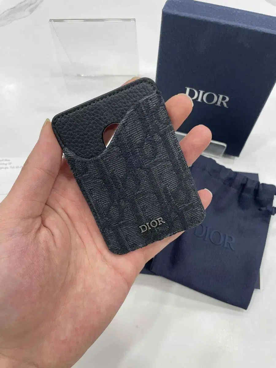 インボイス含む ディオール オブリーク マグネティック カードウォレット