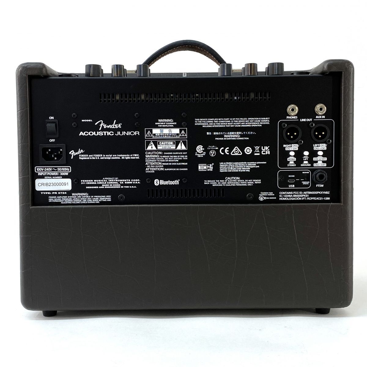 Fender フェンダー ACOUSTIC JUNIOR アコギ用 アコースティックギター用 アンプ アコースティックギターアンプ