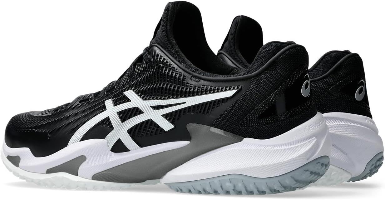 アシックス テニスシューズ COURT FF 3 OC メンズ 002 ブラック ホワイト 2 E
