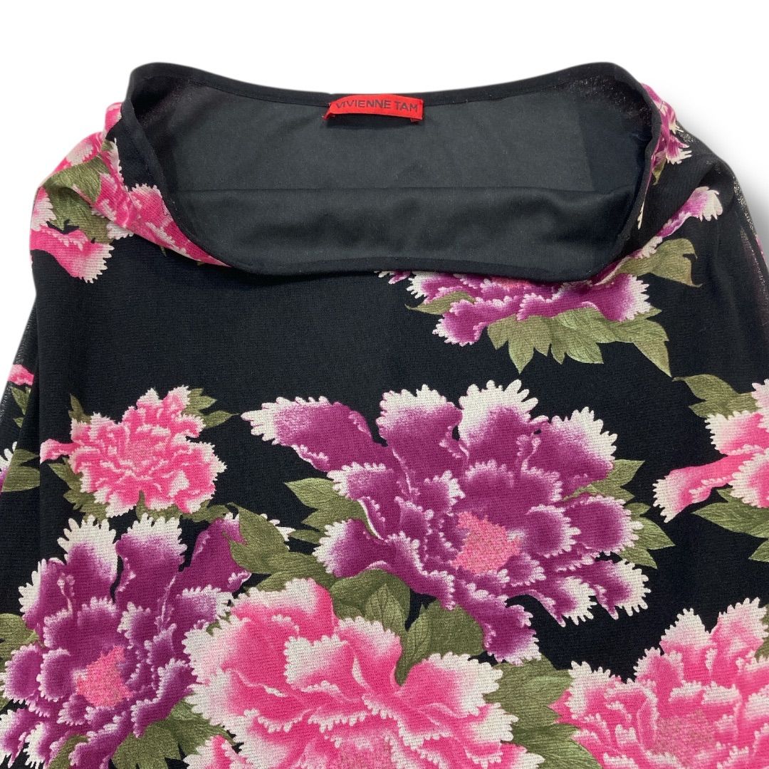 VIVIENNE TAM ヴィヴィアンタム パワーネック フラワープリント