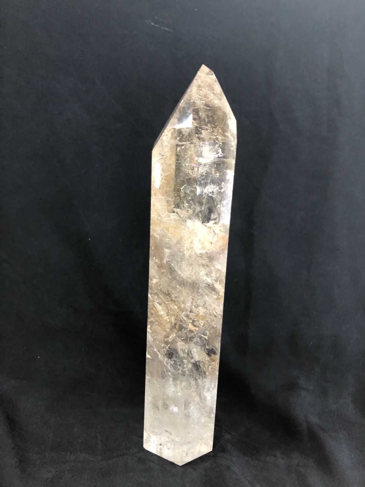  スモーキークオーツポイント3 3㎏ コリント産 卓上トレイ 置物 インテリア小物