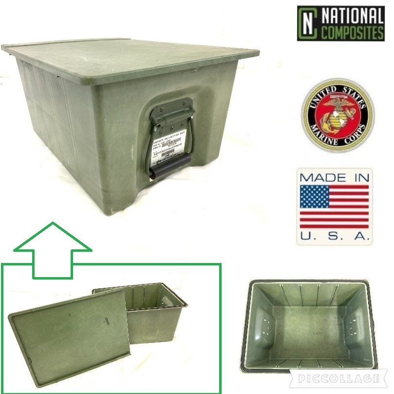 米軍放出品】道具箱 ツールボックス W56×D42×H28.5cm ハードケース