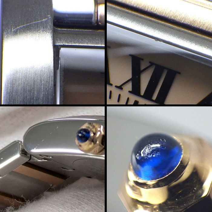  カルティエ Cartier 腕時計 タンクフ ランセーズ SM スクエア ピンクシェル文字盤 K 18 PG SS クオーツアナログ 腕時計(デジタル) 時計