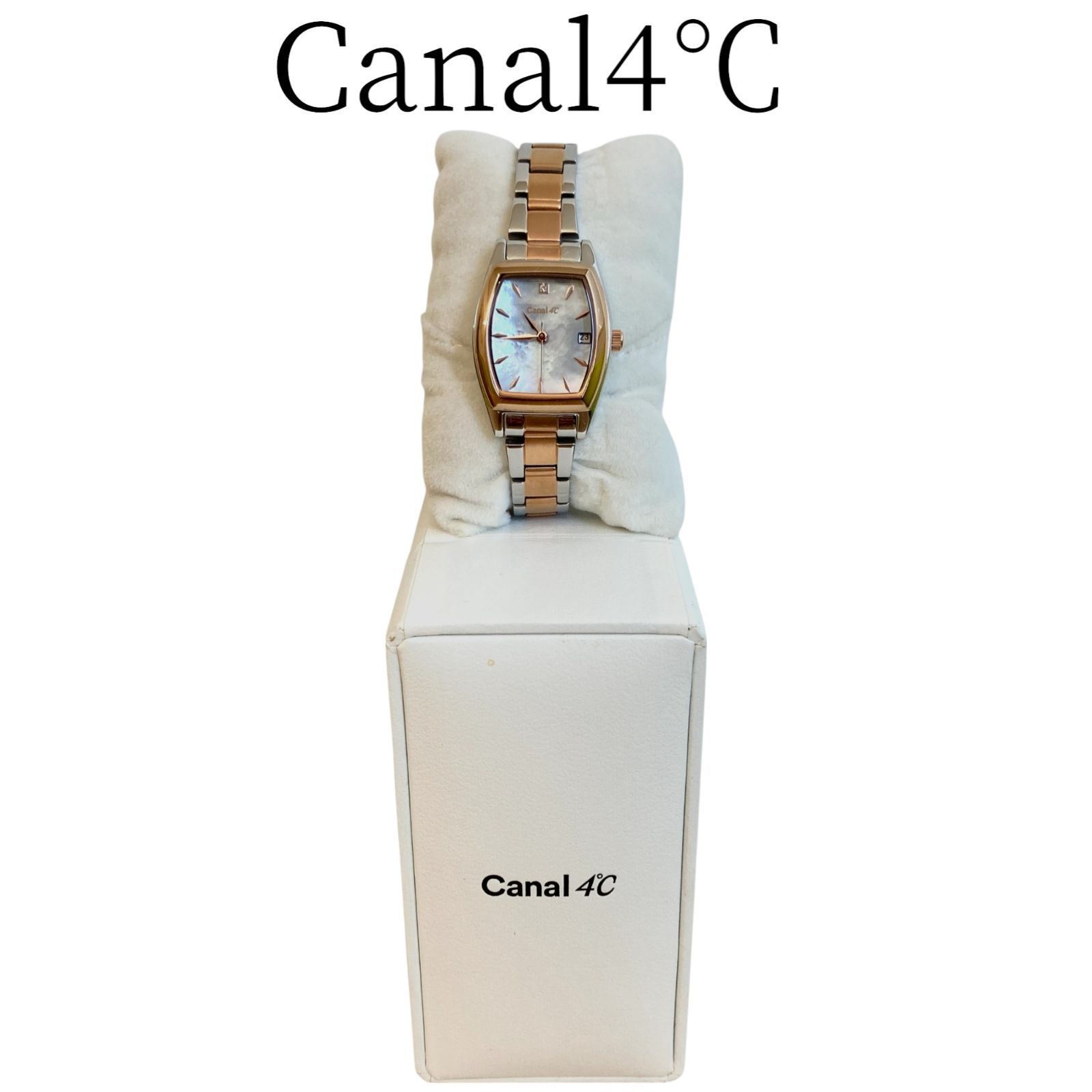 Canal 4℃ カナルヨンドシー シルバー グレー 腕時計