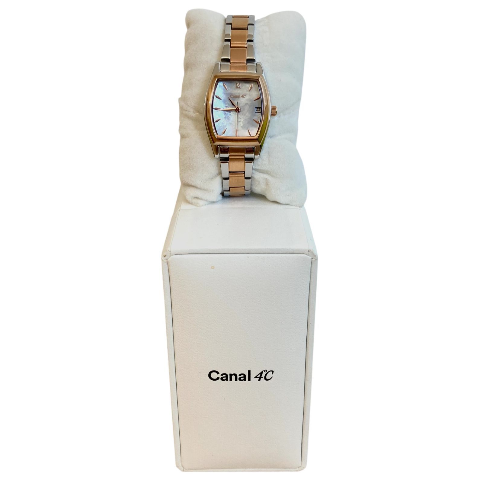 Canal 4℃ カナルヨンドシー シルバー グレー 腕時計