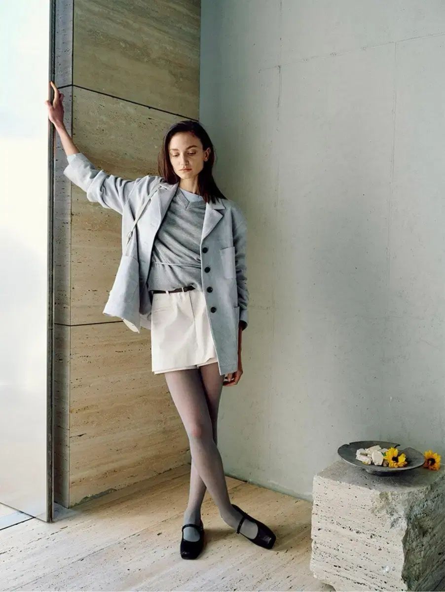 LOEUVRE メリージェーン フラットシューズ 23.0 cm Carre Ballerines