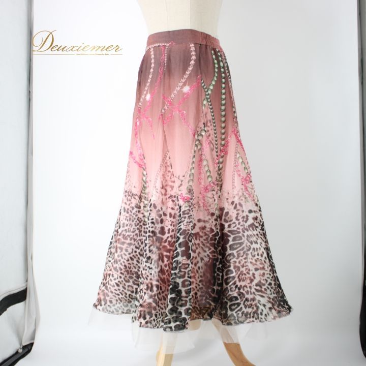 社交ダンス衣装 スカート レッスンウェア オールシーズン Leirena