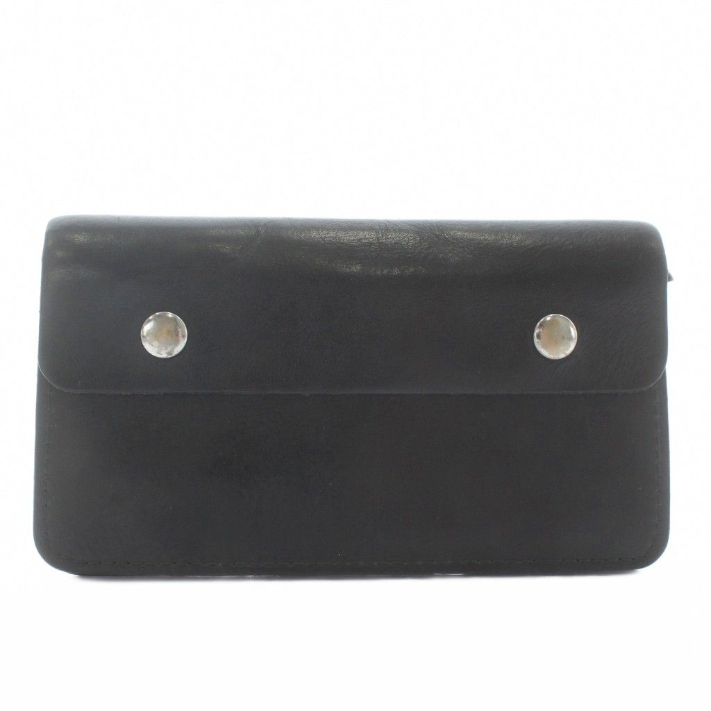 レッドウィング REDWING レザー トラッカー ウォレット 長財布 二つ折り ロゴ 黒 ブラック XZ GY 18