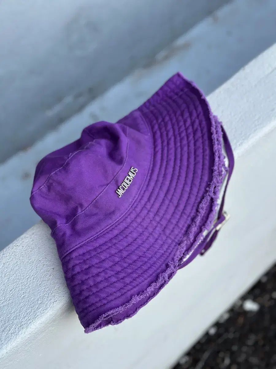 S M JACQUEMUS ジャックムス ル バブ アーティチョーク バケットハット パープル ウール 帽子